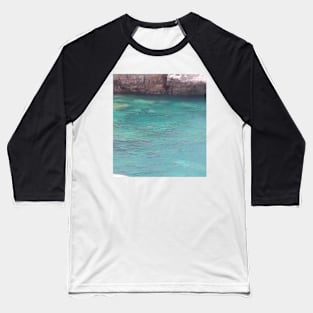 Blue sea Waves Baseball T-Shirt